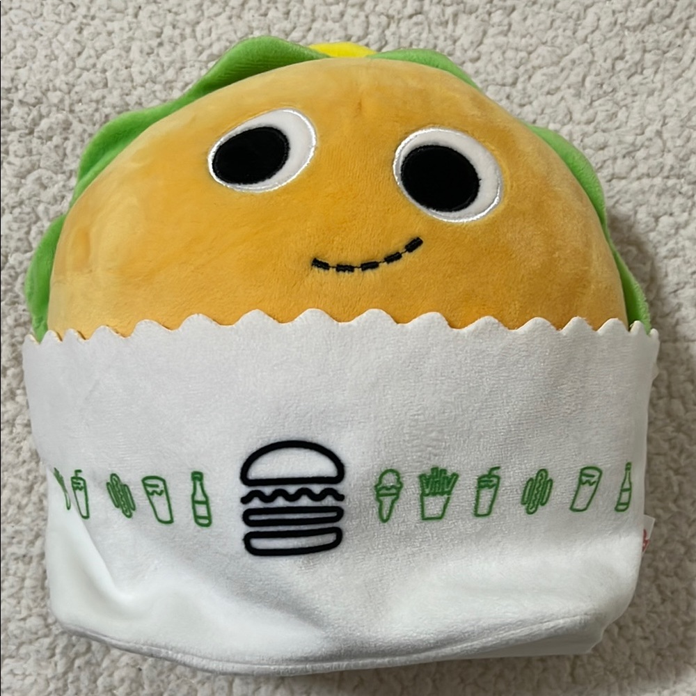 Yummy World Shake Shack Burger Plush